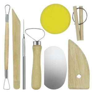 Kit de 8 herramientas para principiantes | 8 Piece Beginners Pottery Tools